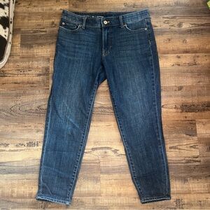 Talbots Womens Flawless Denim Girlfriend Jeans Petite Size 6P Blue Casual